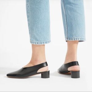 Everlane Square Toe Slingback - Never Worn